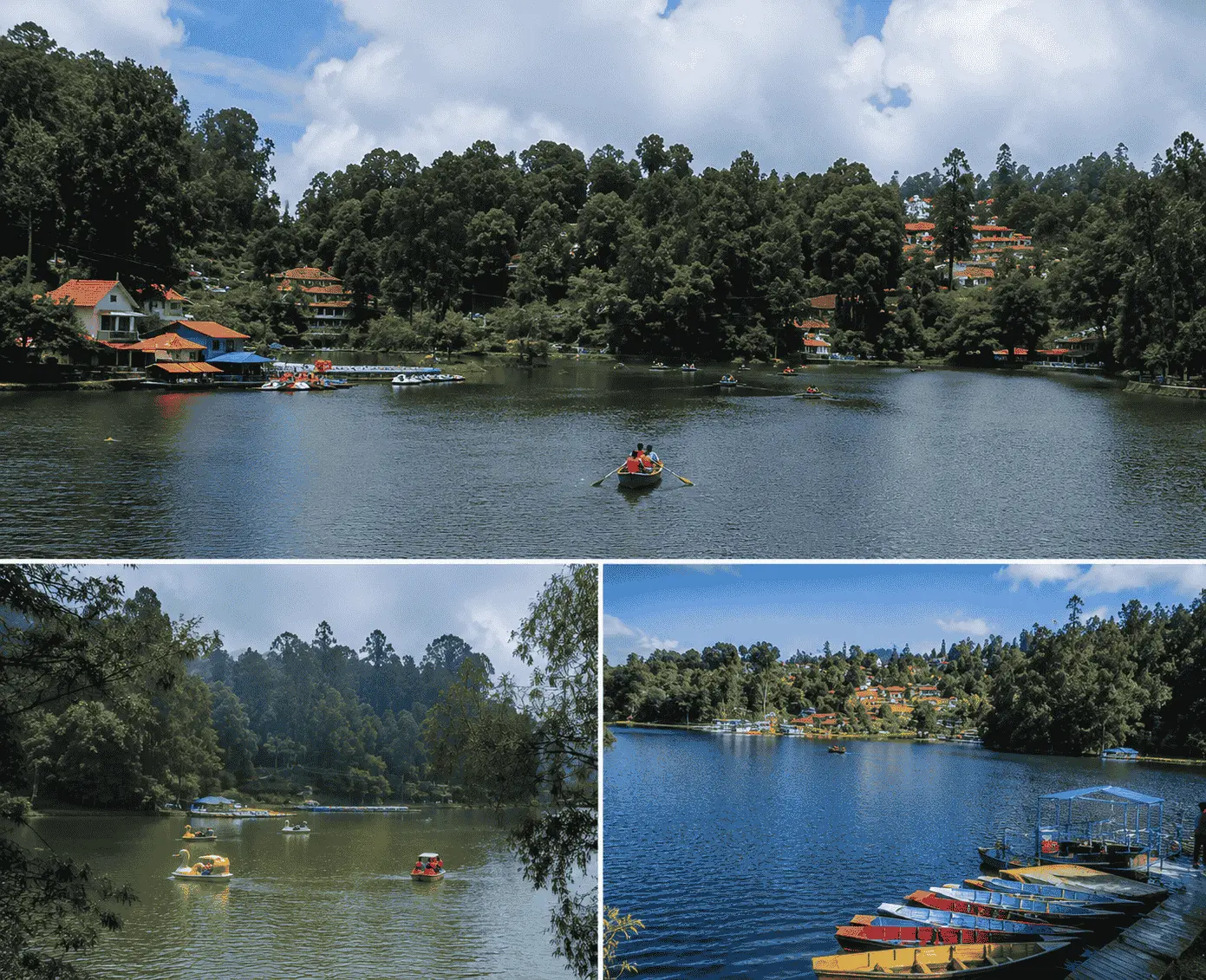 Kodaikanal Lake boating view