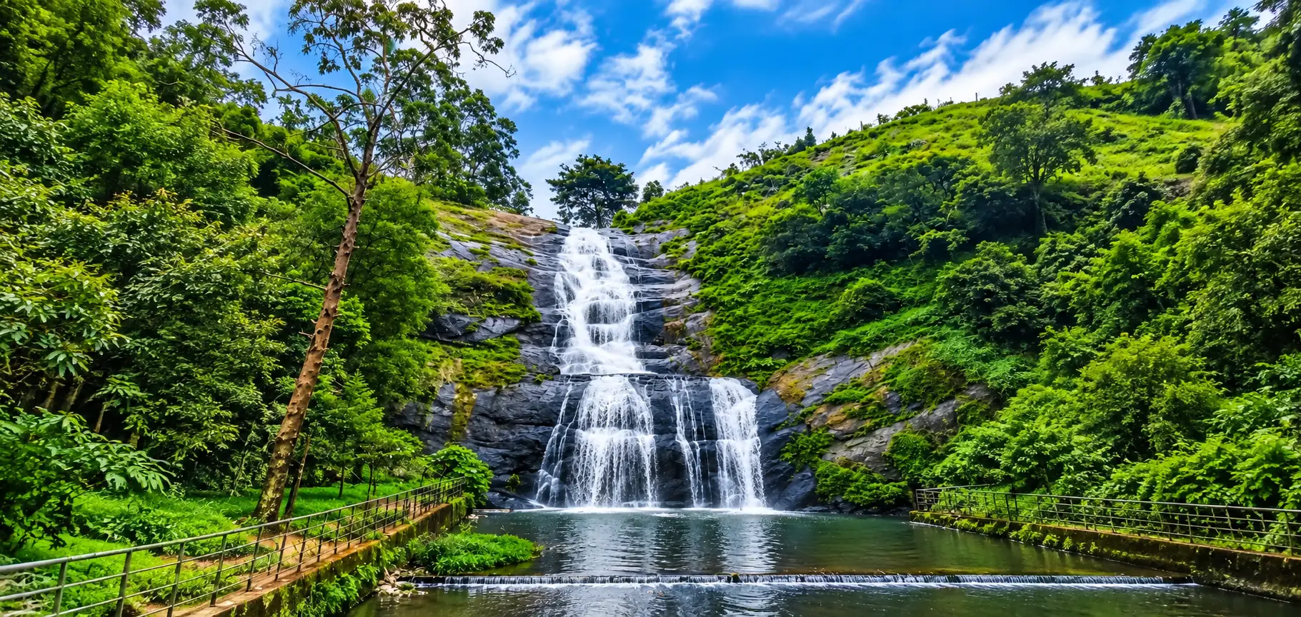 Silver Cascade Falls Kodaikanal